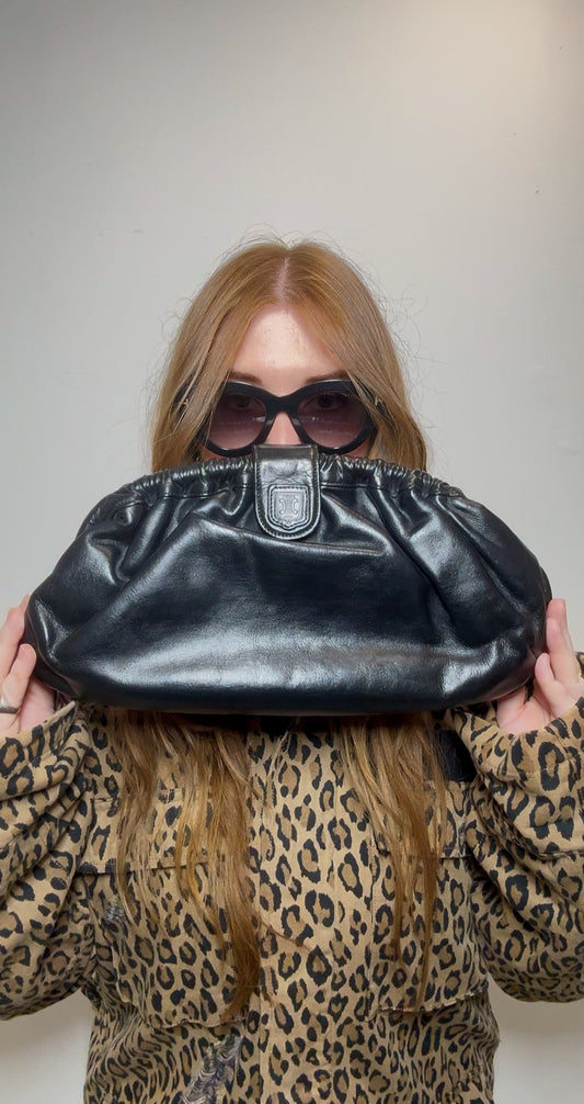 Celine Vintage Leather Clutch