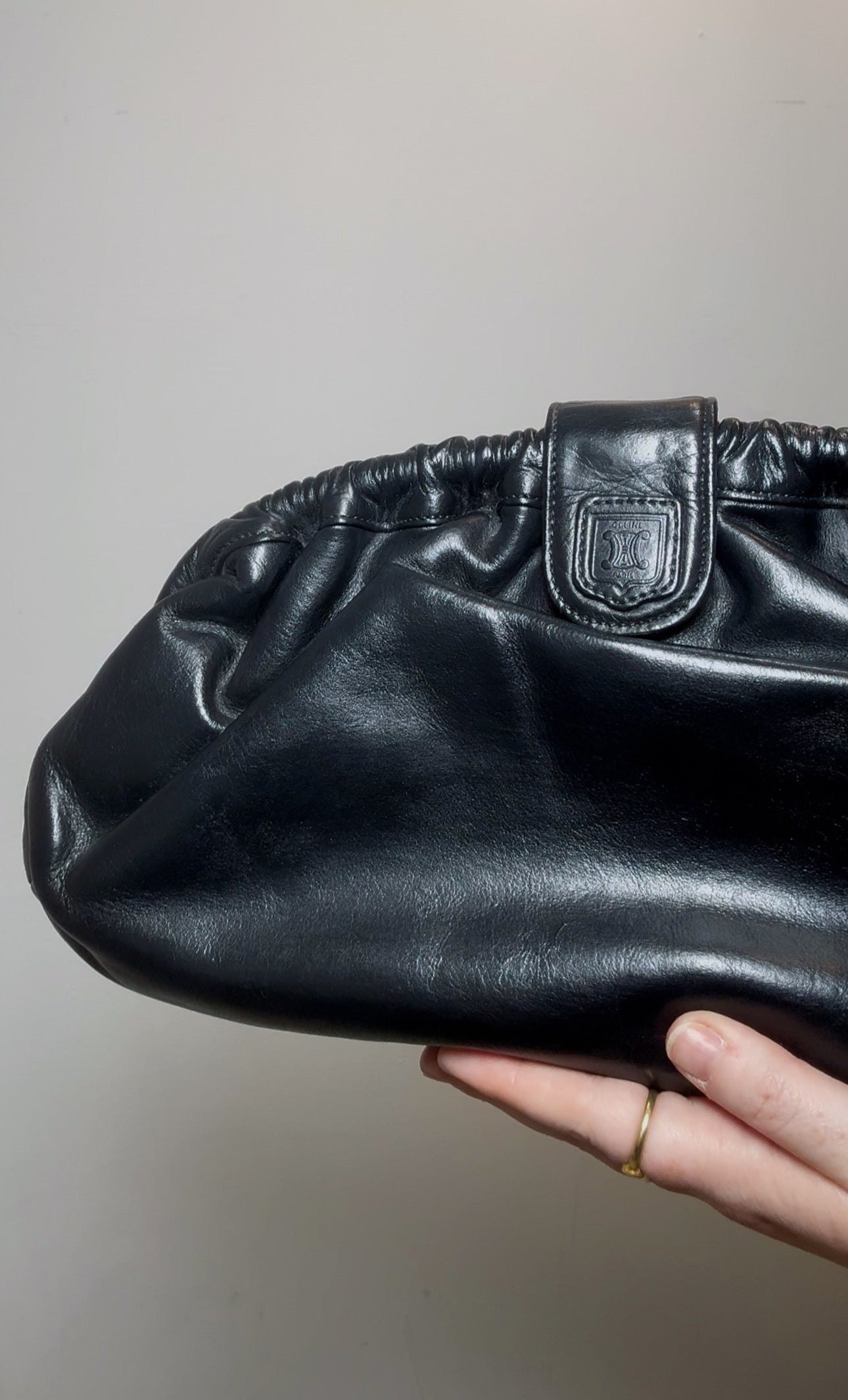 Celine Vintage Leather Clutch
