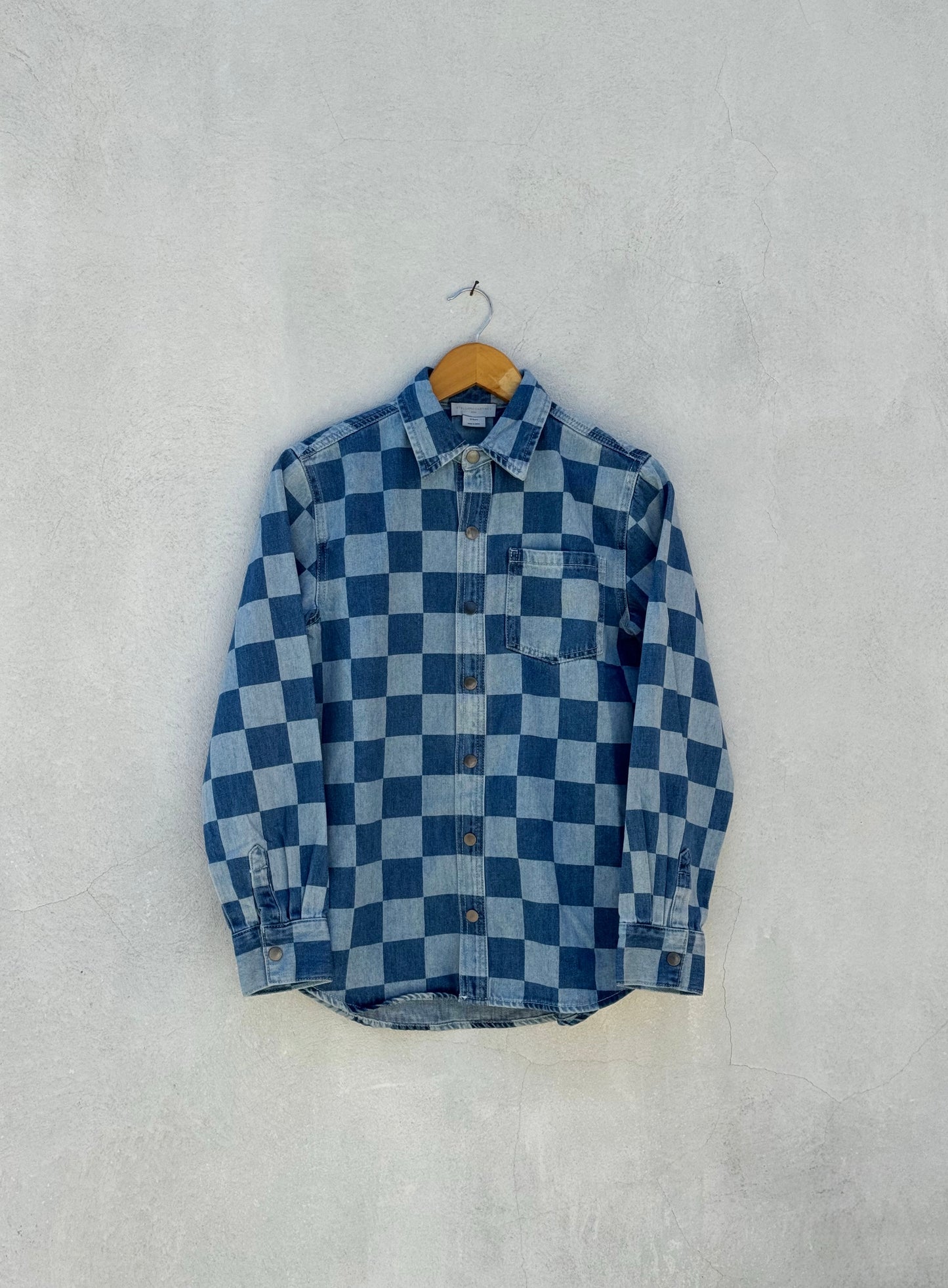 Stella McCartney Checkered Denim Shirt/Shacket