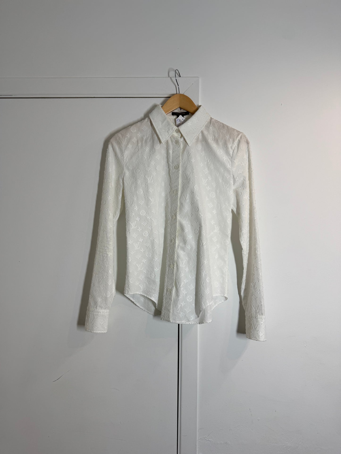 Louis Vuitton White 100% Cotton Top