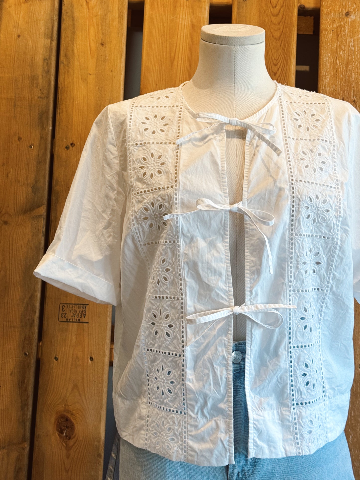 Tie Front Blouse