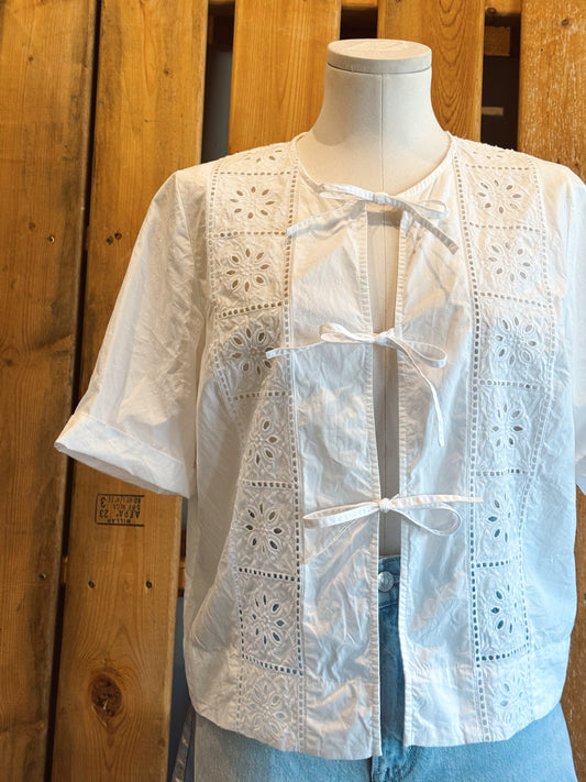 Tie Front Blouse